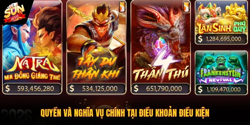 Quyền và nghĩa vụ chính tại điều khoản điều kiện