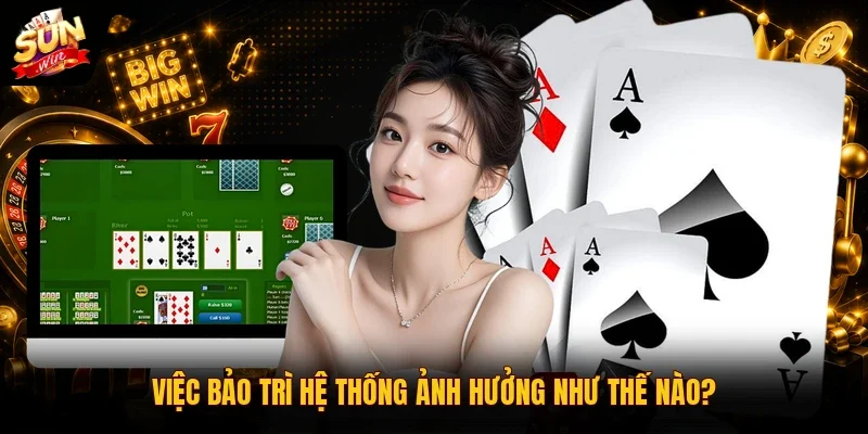 Việc bảo trì hệ thống ảnh hưởng như thế nào?